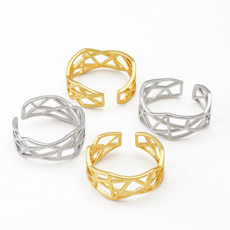 Ring stand Sukasi geometric gold