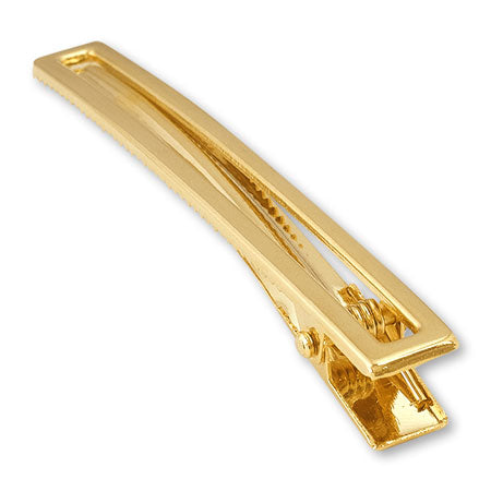 Flat Metal Clip Gold