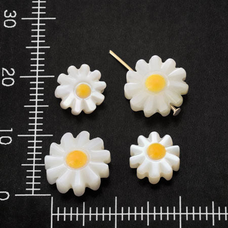 Shell parts Daisy White