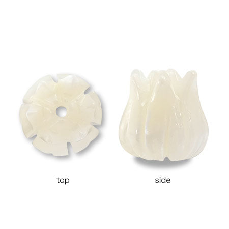 Shell parts tulip white