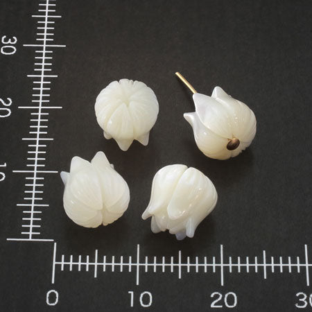 Shell parts tulip white