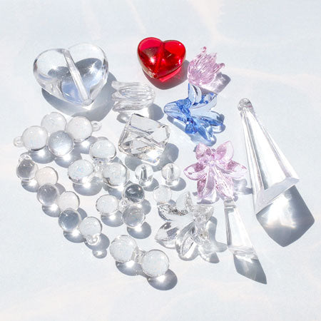 アクリル ドイツ製 花28 クリスタル