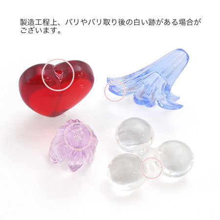 アクリル ドイツ製 花28 クリスタル