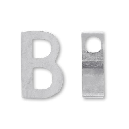 メタルパーツ イニシャル B ステンレス