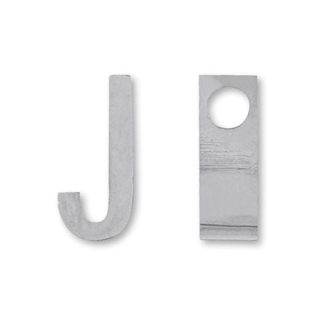 メタルパーツ イニシャル J ステンレス