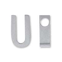 Metal parts initial U stainless steel