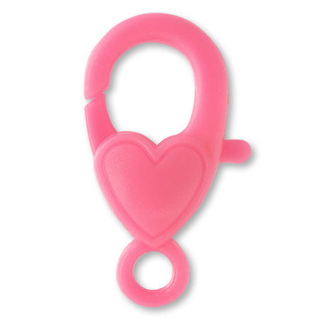 Plastic crab crab (heart) pink