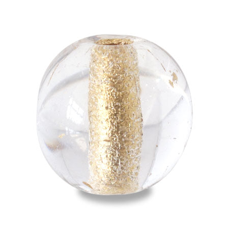 Czech round crystal bronze line