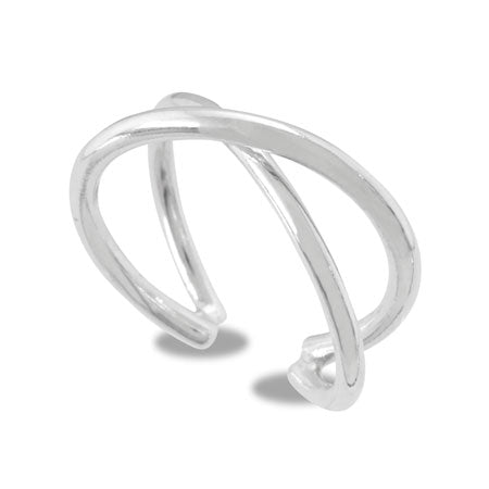 Ring dai (Iyerkafu) double cross, silver plating