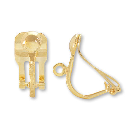 Soffit, earrings, dama blanding gold.