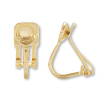 Soft fit earrings gold round ball