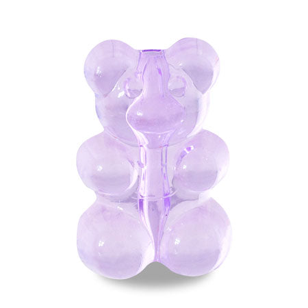 アクリルビーズ クマ パープル