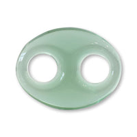 アクリル ドイツ製 オーバル2穴 ミント【アウトレット】