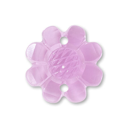 アクリル ドイツ製 デイジー2穴 クリアパープル【アウトレット】