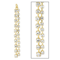 Swing part series nail chain 6 Crystal/G
