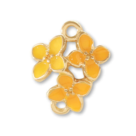 Charm Osmanthus No.2 2 rings Orange Yellow/G