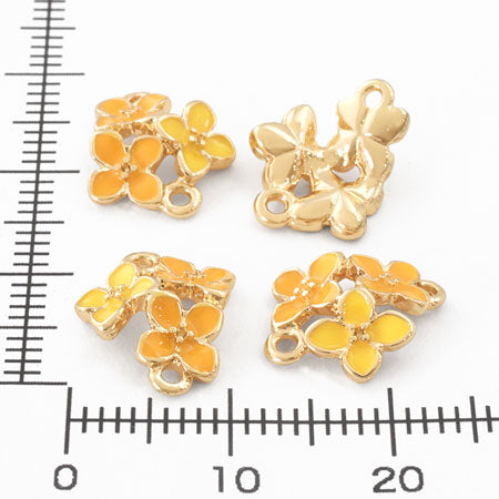 Charm Osmanthus No.2 2 rings Orange Yellow/G