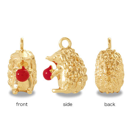 Charm Hedgehog No. 2 Red/G