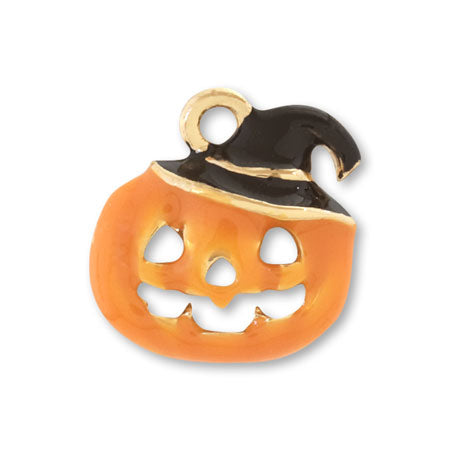 Charm Halloween Pumpkin No.2 Orange/G