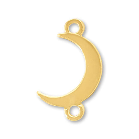 Joint parts Crescent Moon 2 rings Gold