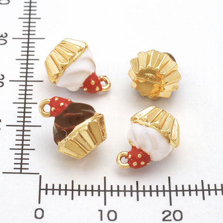 チャーム カップケーキ チョコ/G