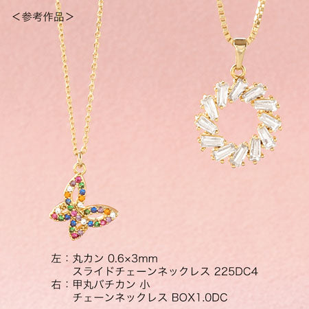 Charm cubic zirconia circle 3 gold
