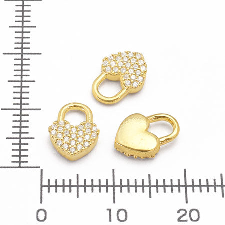 Charm Kuvic, Zilconia, Nanjing Lock, Petite Heart.