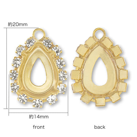 連爪石座 #4320 カン付 ゴールド