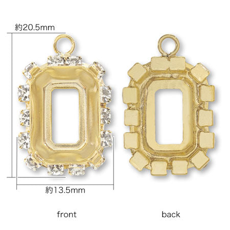 連爪石座 #4610 カン付 ゴールド