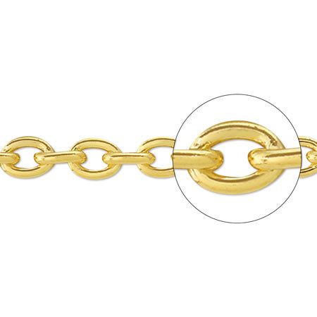 Stainless steel chain 280 gold