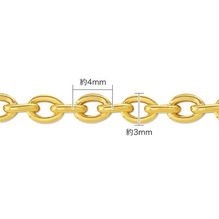 Stainless steel chain 280 gold