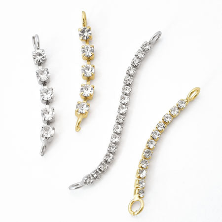 Continuous claw parts joint No.1 rhodium color