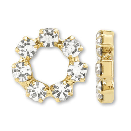 Continuous claw parts ring gold