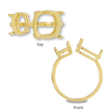 フォークリング台 #4120 8×6mm/#4470 10mm ゴールド