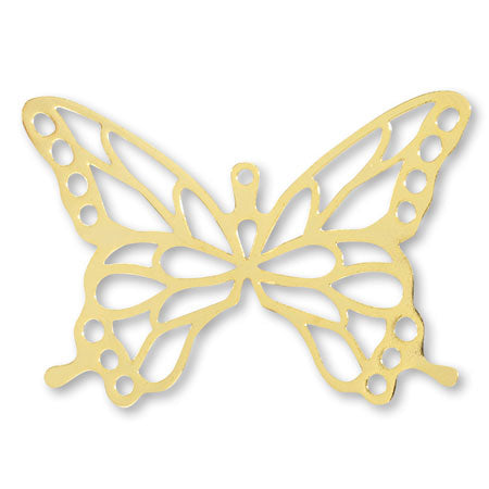 エッチングパーツ 蝶 ゴールド