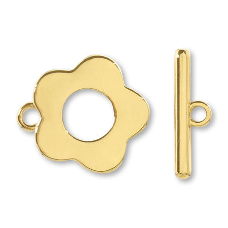 Mantel Flower Gold
