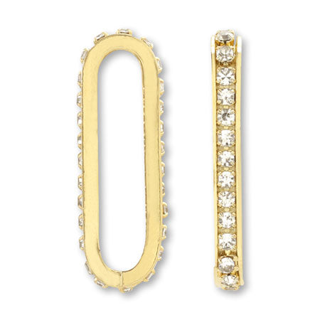 Metal ring parts oval