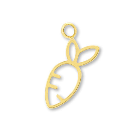 シルエットチャーム にんじん ゴールド