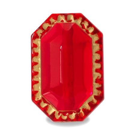 アクリル ドイツ製 クラシックオクタゴン クリアレッド/G