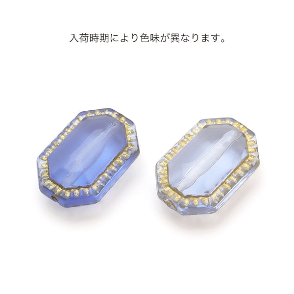 アクリル ドイツ製 クラシックオクタゴン ライトサファイヤ/G