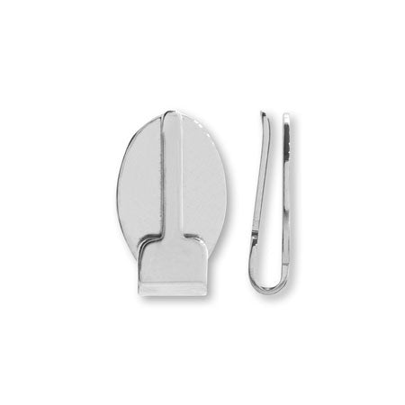 ボタン用クリップコネクター ロジウムカラー