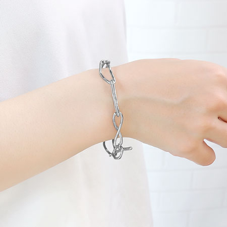チェーン K-404 ロジウムカラー