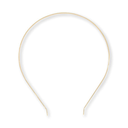 Hair fittings iron core headband gold