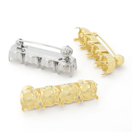Brooch sky oval No.1 gold