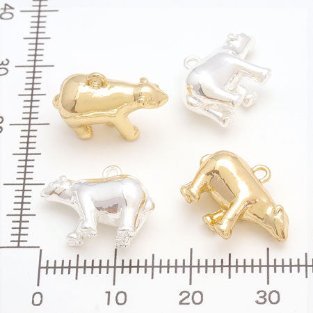 Charm Shirokuma Silver Mecchi
