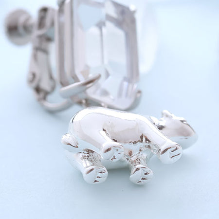 Charm Shirokuma Silver Mecchi