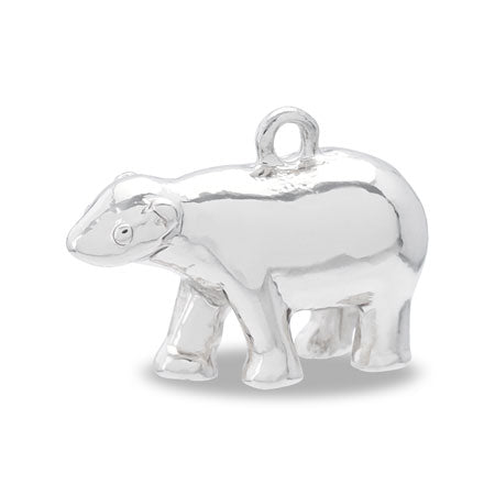 Charm Shirokuma Silver Mecchi