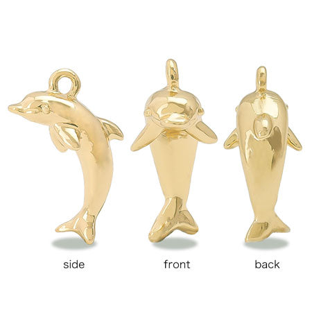 Charm dolphin silver plated