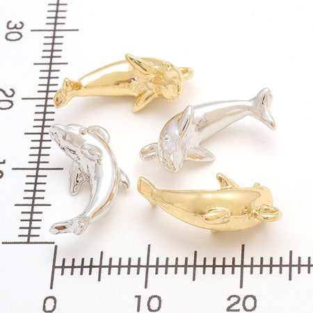 Charm dolphin silver plated