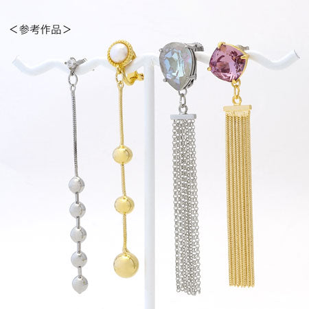 Swing parts metal ball 1 rhodium color